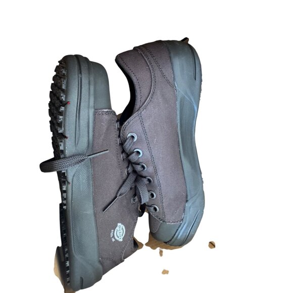 Dickies Women's Low-Cut Supa Dupa Steel Toe Casual Work Shoes Black‎ Size 8W NIB - Picture 4 of 9